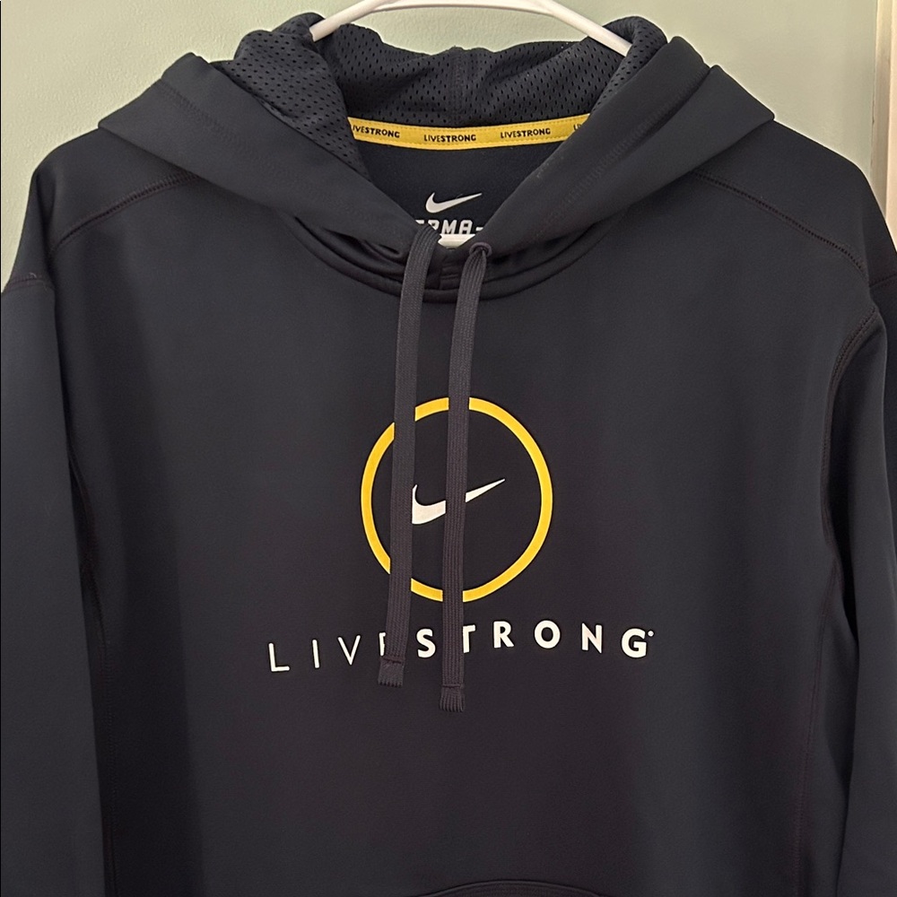 Nike Men's Dark Blue LIVESTRONG Hoodie
